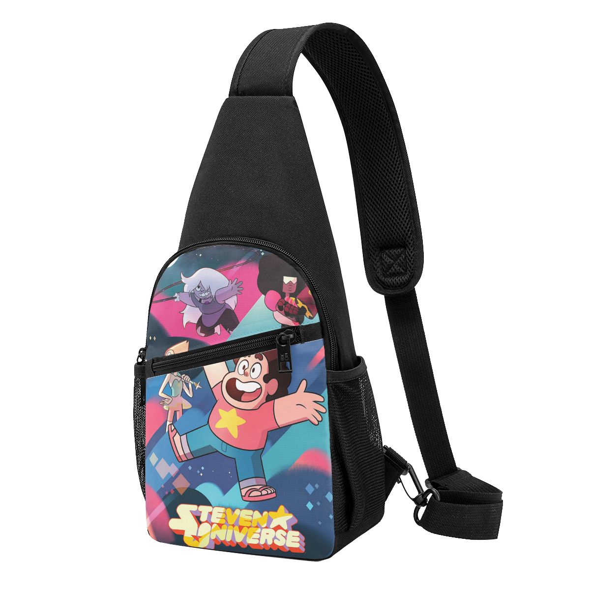 Sling Backpack Shoulder - กระเป๋าคาดหน้าอกสตีเว่น ยูนิเวิร์สกระเป๋าสะพายข้างผู้ชาย กระเป๋าสะพายข้าง กระเป๋าเดินทาง กระเป๋าเดินป่า กระเป๋าสะพายไหล่
