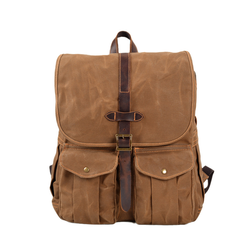กระเป๋าเป้สะพายหลังผ้าแคนวาสแบ - Canvas Backpack Casual บทวิจารณ์และราคา